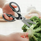 Tijeras de cocina multiusos de acero inoxidable