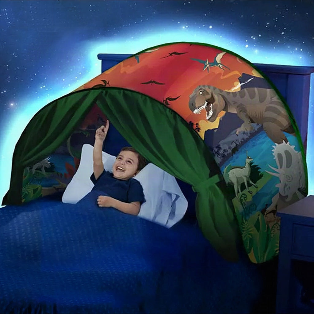 Tienda de campaña para cama infantil WonderTent – Refugio mágico con diseños temáticos