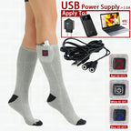 Calcetines térmicos eléctricos ThermaStep con USB y 3 niveles de calor