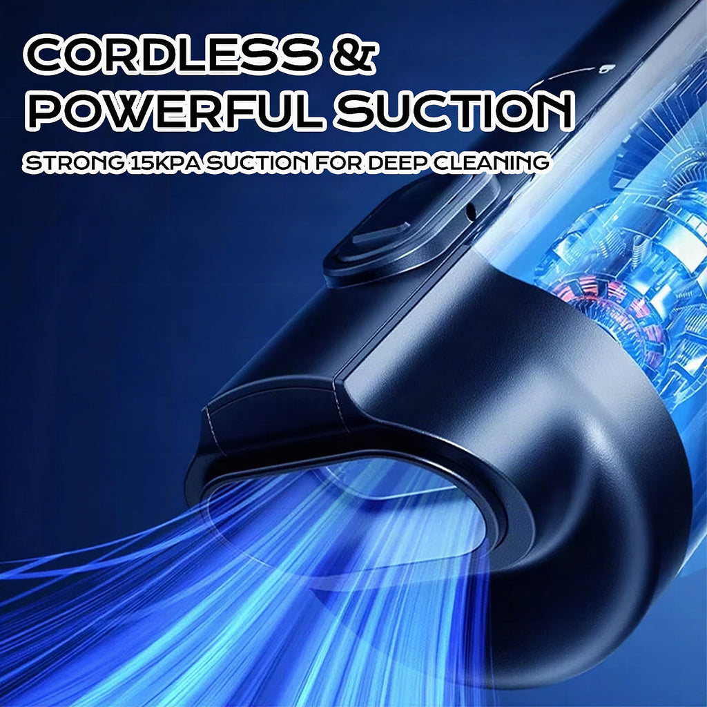 Aspirador de mano SwiftClean con 5 accesorios versátiles