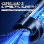 Aspirador de mano SwiftClean con 5 accesorios versátiles