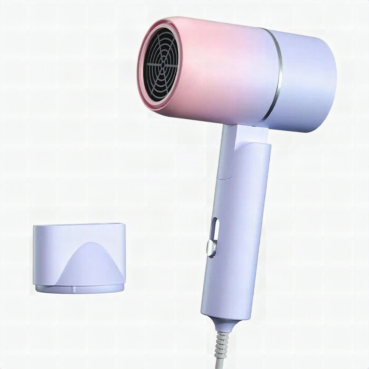 Secador de pelo plegable con tecnología iónica para un cabello brillante
