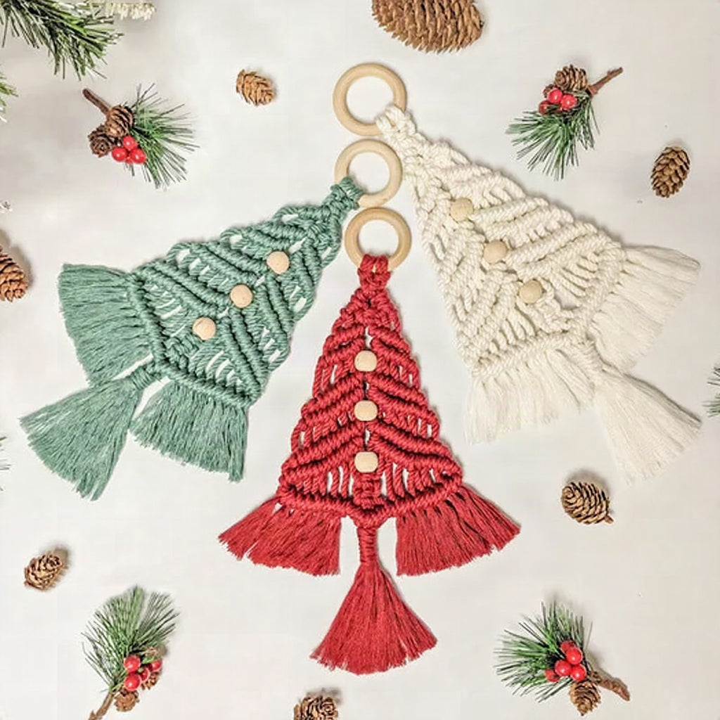 Kit DIY árbol de Navidad de macramé