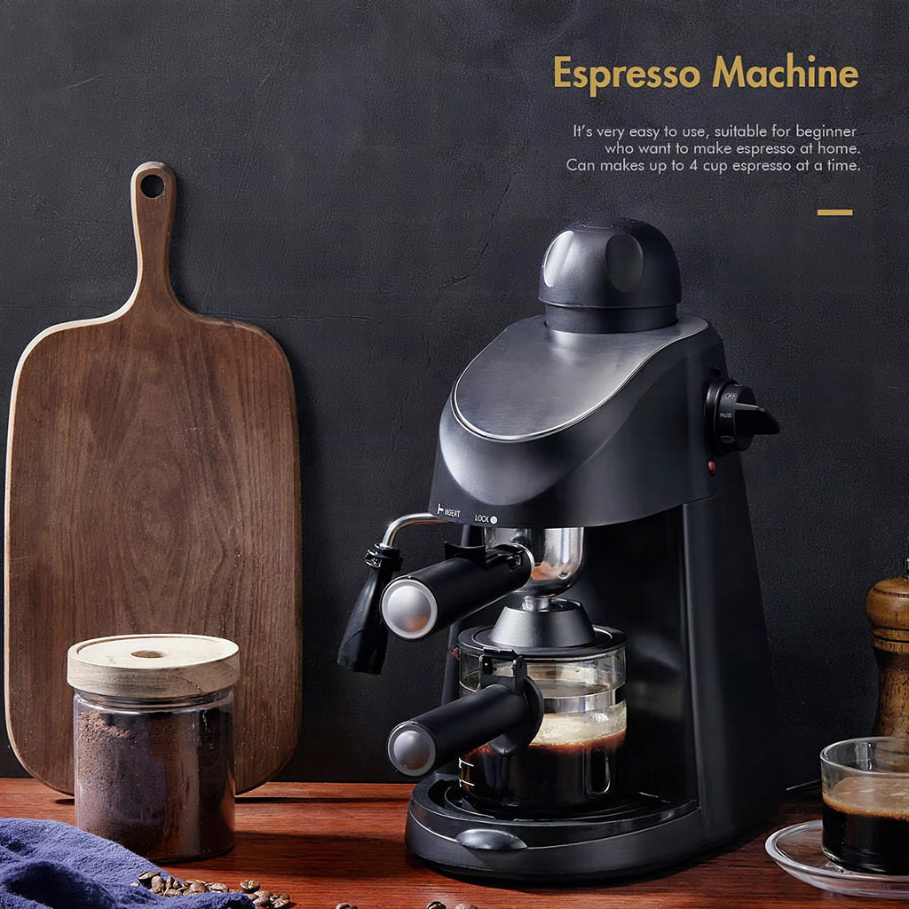 Cafetera espresso 3,5 bar con vaporizador integrado