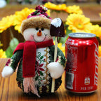 Figura decorativa de Navidad de fieltro – muñeco de nieve, reno o Papá Noel