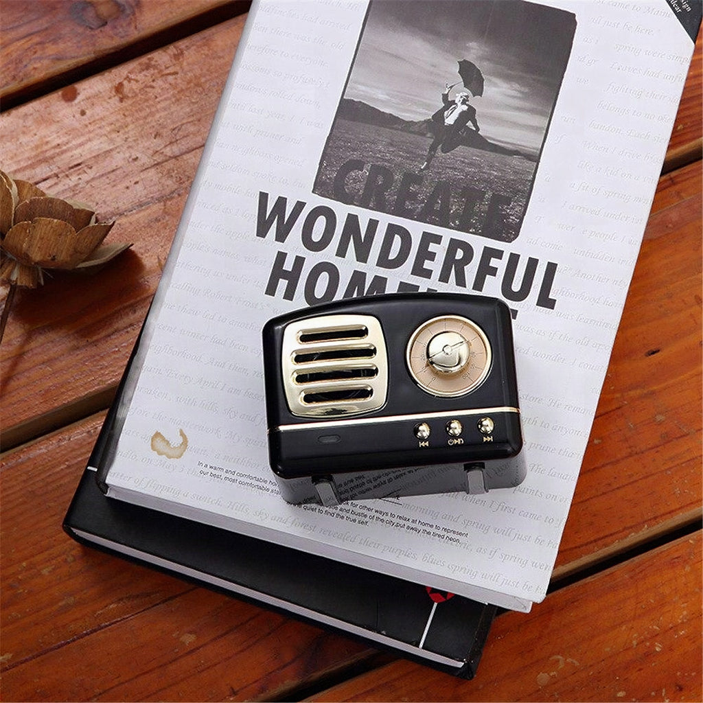 Altavoz Bluetooth retro mini