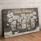 Lienzo decorativo con motivos florales