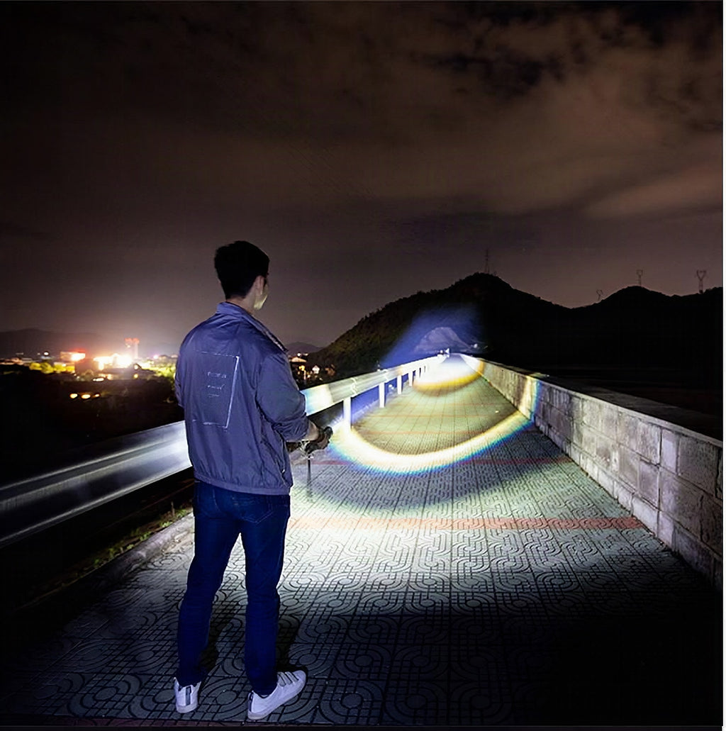Linterna LuxeBeam Super Foco – Iluminación potente y elegante para cualquier ocasión