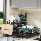 Escurreplatos ajustable – Organizador de cocina compacto y versátil