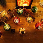 Luces decorativas de Navidad con bolas LED
