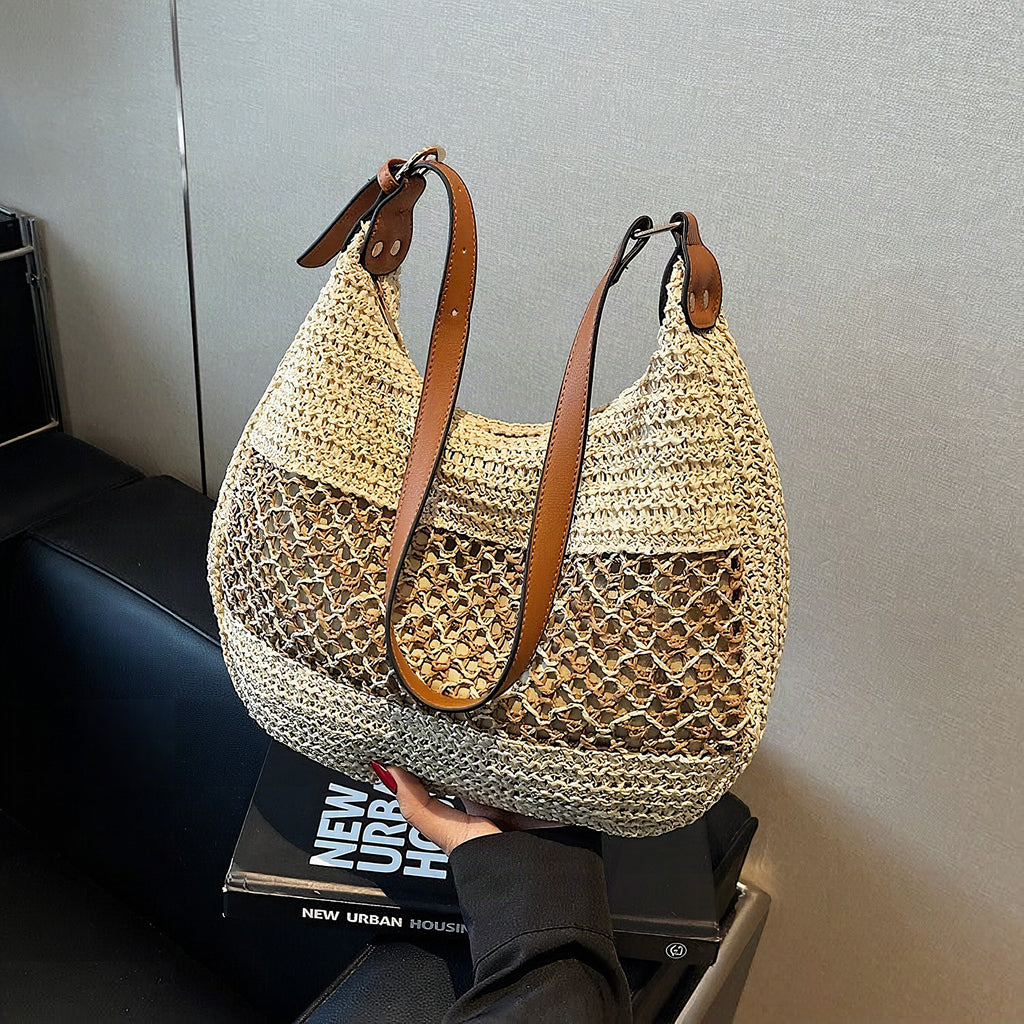 Bolso casual de macramé