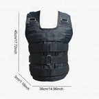 Chaleco lastrado ajustable para caminar y correr