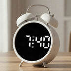 Reloj despertador digital con pantalla grande y función de alarma