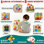 Cubo Educativo Montessori de Madera 8 en 1 MINDBLOX