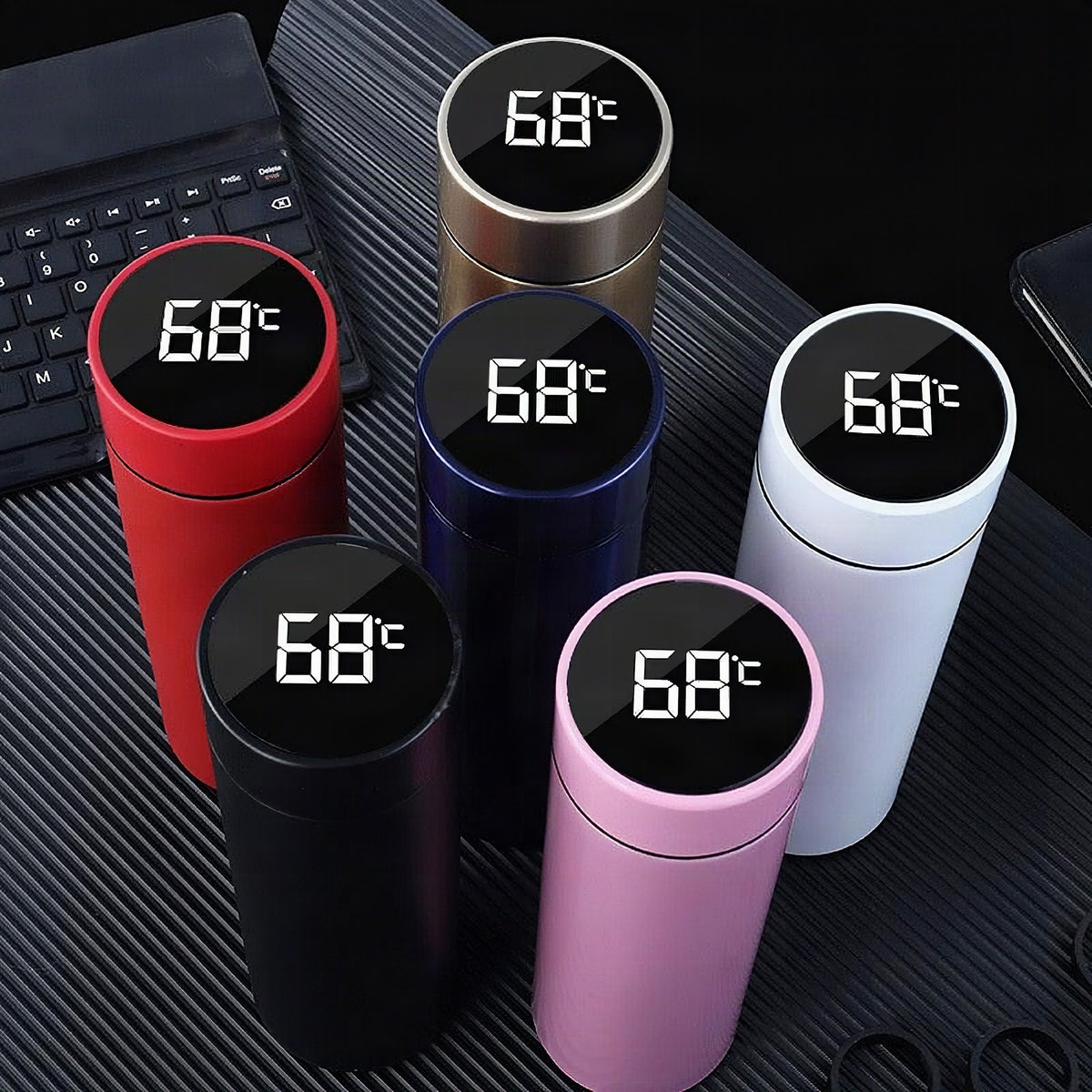 Termo inteligente con pantalla LED de temperatura digital