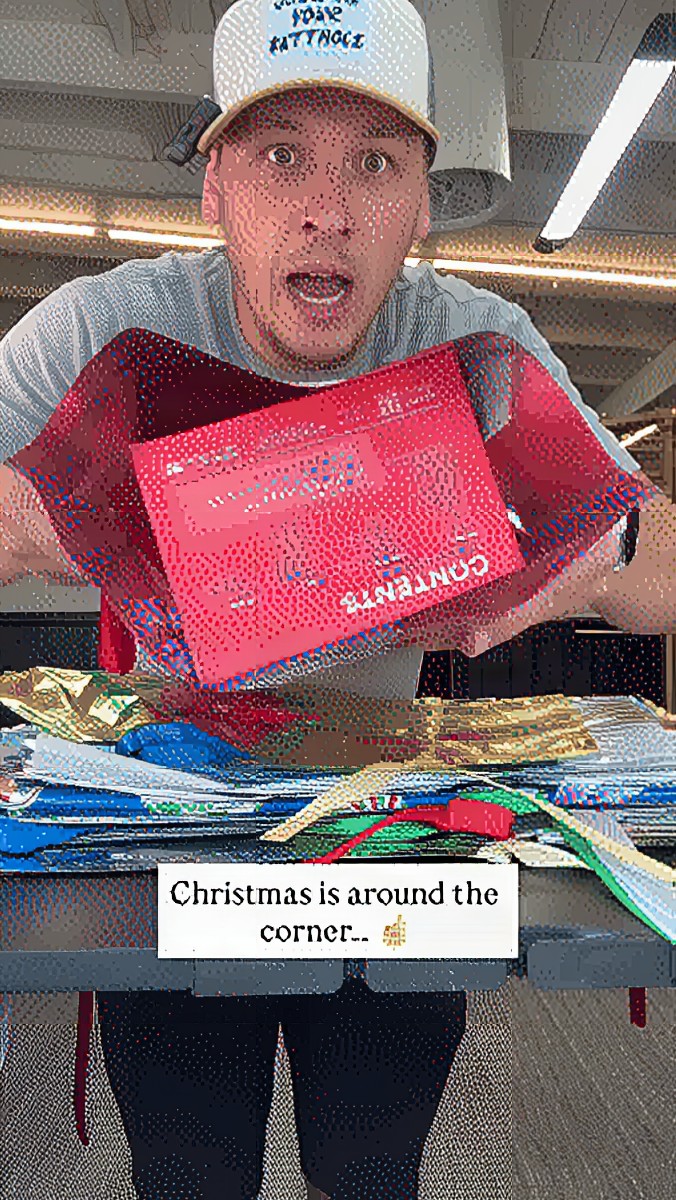 Bolsas de regalo navideñas con cordón – Pack de 5 unidades