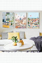 Póster decorativo de lienzo