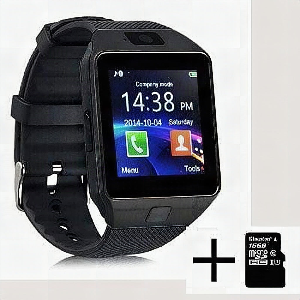 Smartwatch DZ09 con cámara y ranura SIM