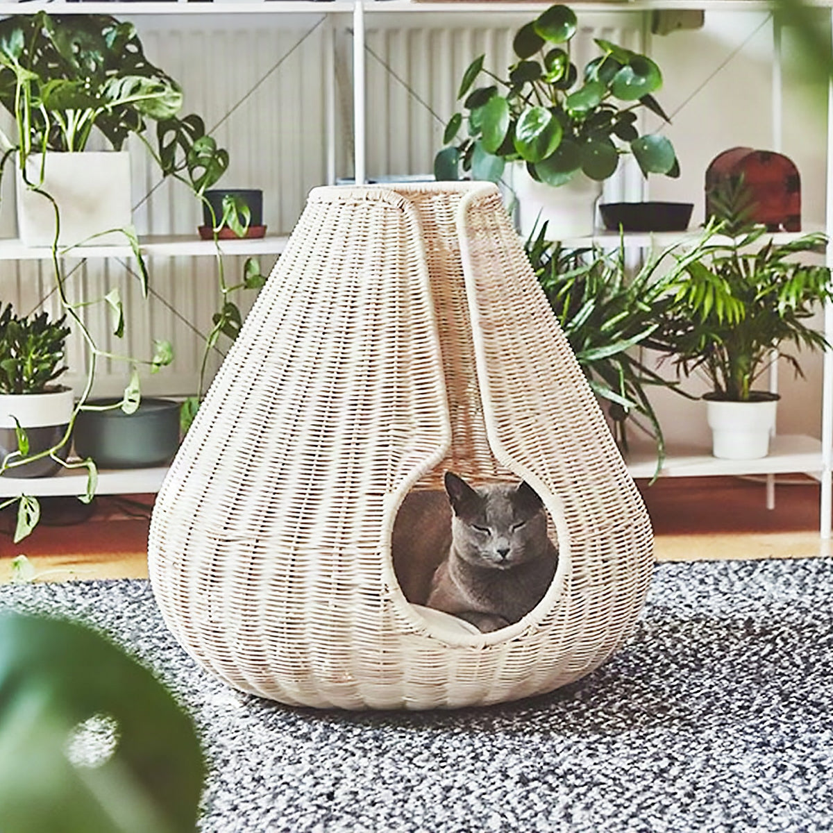 Cesta de almacenaje con diseño elegante