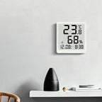 Termohigrómetro digital con pantalla meteorológica