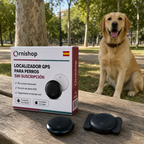 Rastreador GPS Mascota sin Cuotas – Cobertura Mundial Apple y Android Find My – Tecnología sin Suscripción