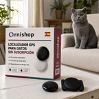Rastreador GPS para Mascotas Sin Cuotas – Localización Mundial Apple y Android Find My – Autonomía 12 Meses