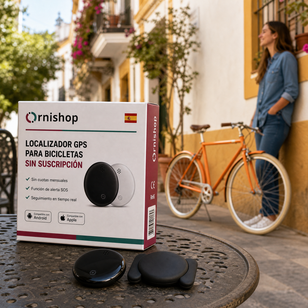 Rastreador GPS Bicicleta Sin Cuotas – Apple y Android Find My – Antirrobo Inteligente