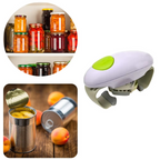Abrelatas y abrebotellas automático de un toque para cocina