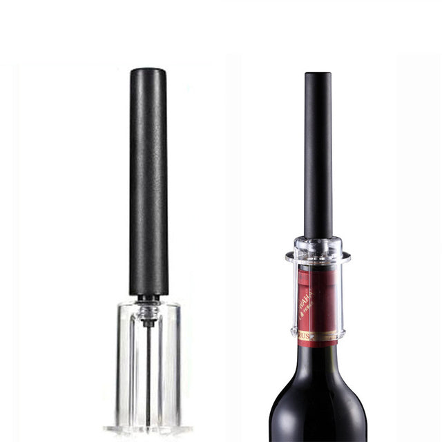 Abridor de Botellas de Vino con Bomba de Aire de Acero Inoxidable