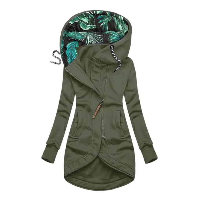Abrigo de invierno para mujer impermeable y cortavientos | Forro cálido | Corte femenino para lluvia, nieve y viento