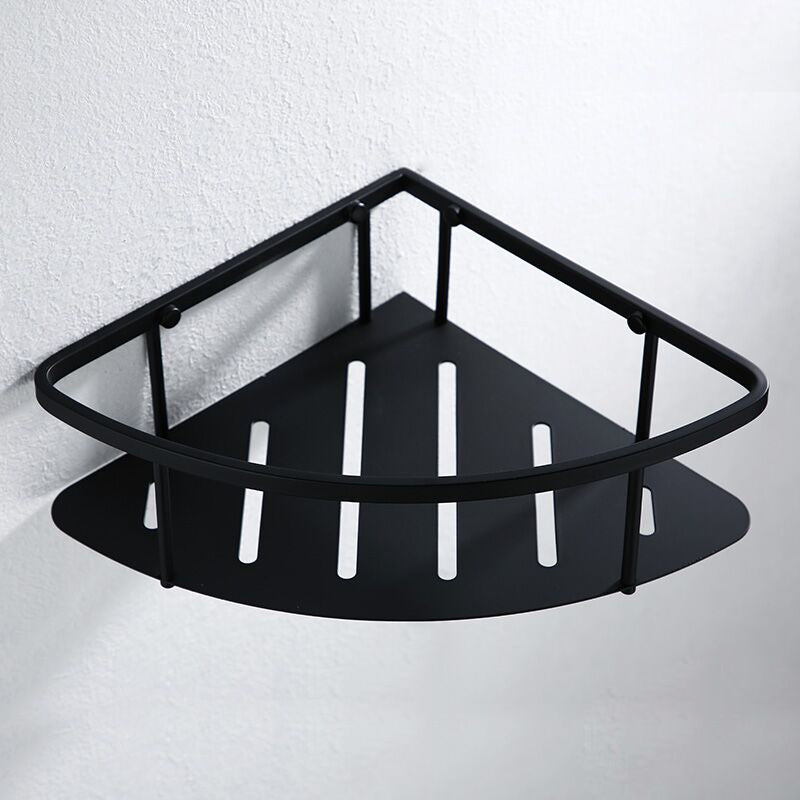 Accesorios de baño contemporáneos en metal negro — pieza individual o set completo