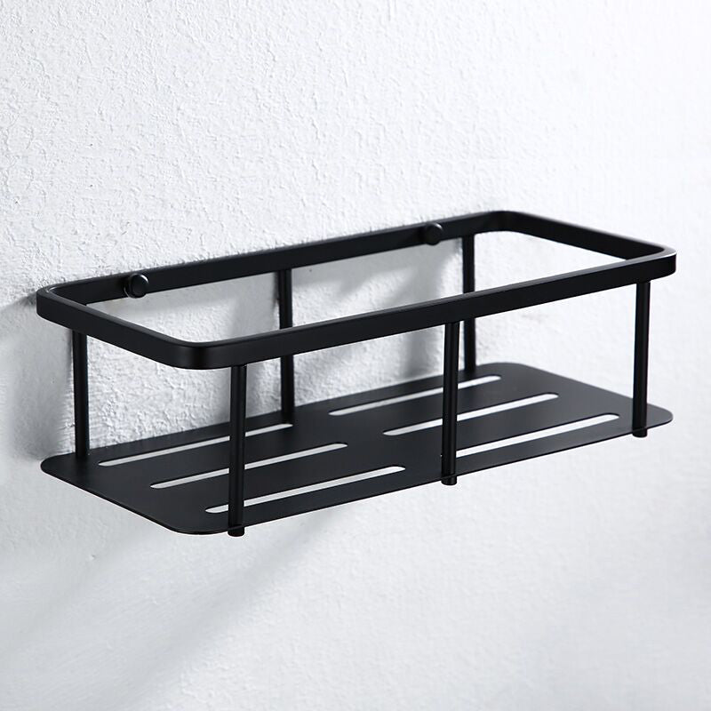 Accesorios de baño contemporáneos en metal negro — pieza individual o set completo