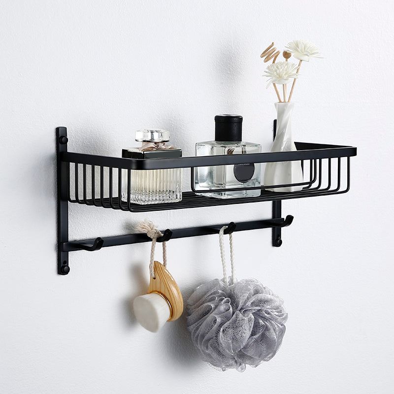 Accesorios de baño contemporáneos en metal negro — pieza individual o set completo