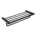 Accesorios de baño contemporáneos en metal negro — pieza individual o set completo