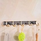 Accesorios de baño negros contemporáneos, pieza individual o conjunto completo