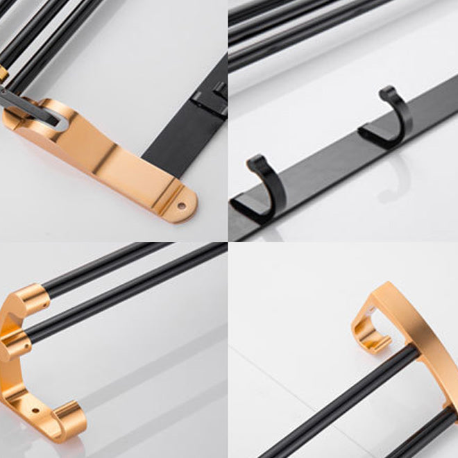 Accesorios de baño negros contemporáneos, pieza individual o conjunto completo
