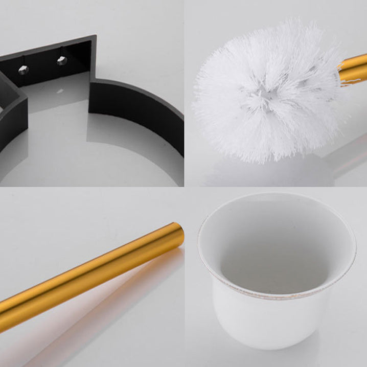 Accesorios de baño negros contemporáneos, pieza individual o conjunto completo