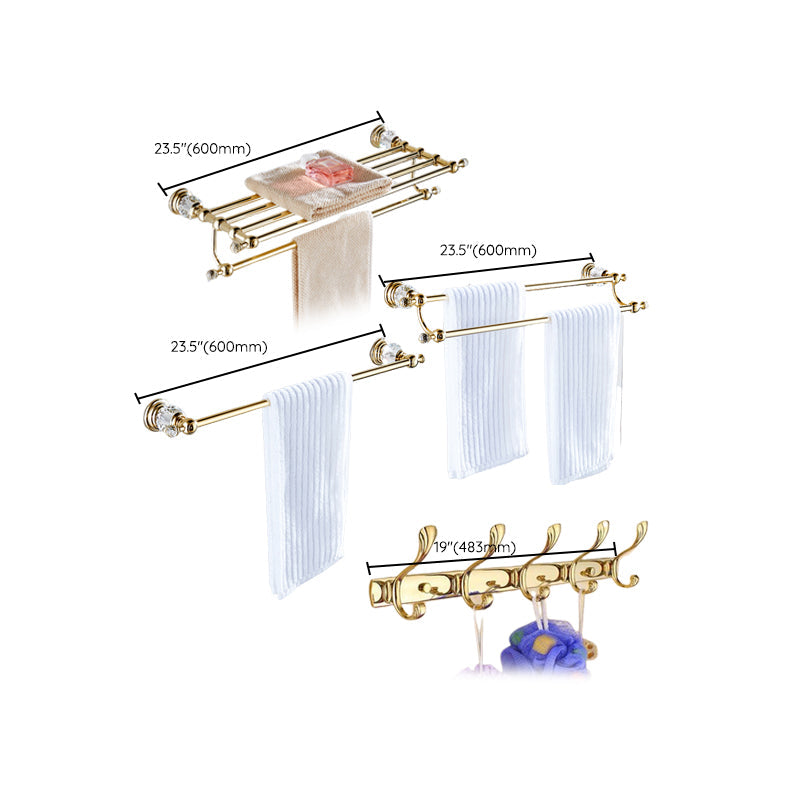 Accesorios de baño tradicionales de latón — pieza individual o conjunto