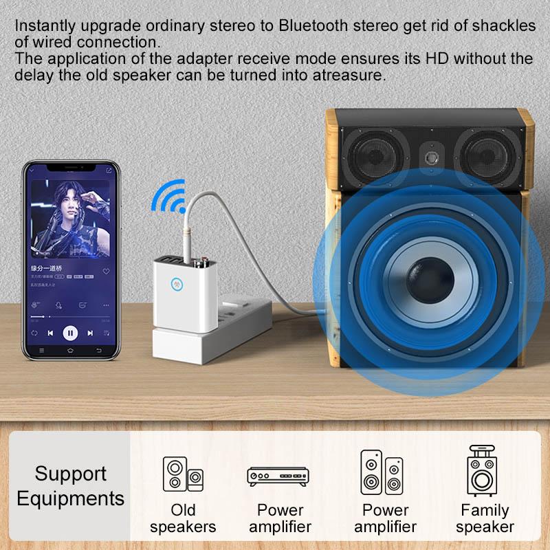 Adaptador multifunción 6 en 1 con Bluetooth y carga USB