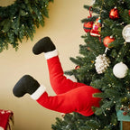 Adorno navideño colgante JollyLegs de tela resistente