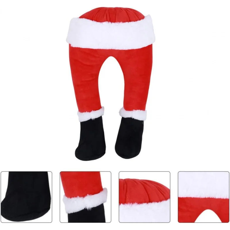 Adorno navideño colgante JollyLegs de tela resistente