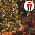 Adorno navideño colgante JollyLegs de tela resistente