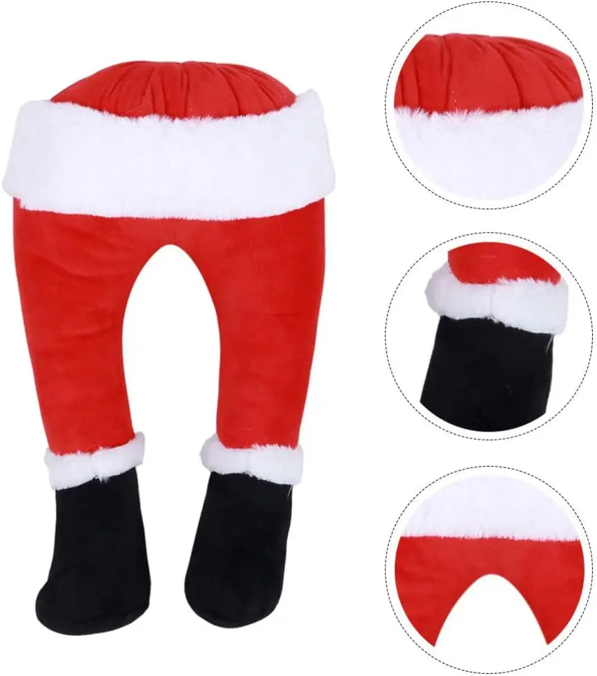 Adorno navideño colgante JollyLegs de tela resistente