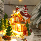 Adorno navideño con luces LED y música