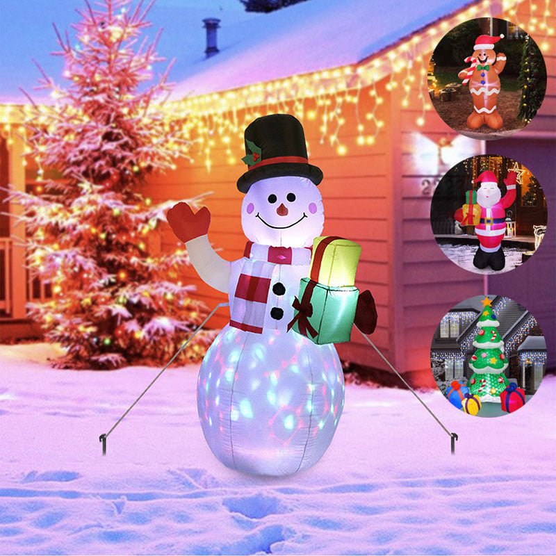 Adorno navideño LED inflable para fiestas brillantes