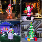 Adorno navideño LED inflable para fiestas brillantes