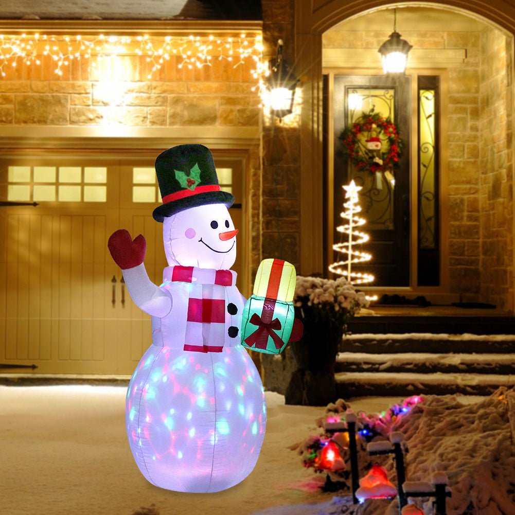 Adorno navideño LED inflable para fiestas brillantes