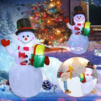 Adorno navideño LED inflable para fiestas brillantes