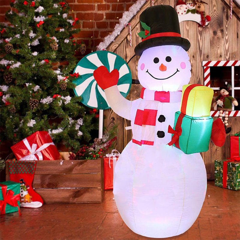 Adorno navideño LED inflable para fiestas brillantes
