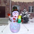 Adorno navideño LED inflable para fiestas brillantes